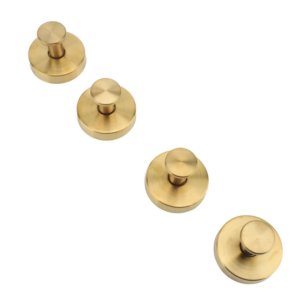 4 Pcs Suction Cup Hooks Stainless Steel Water Resistant Suction Towel Hangers for Bathroom Kitchen
