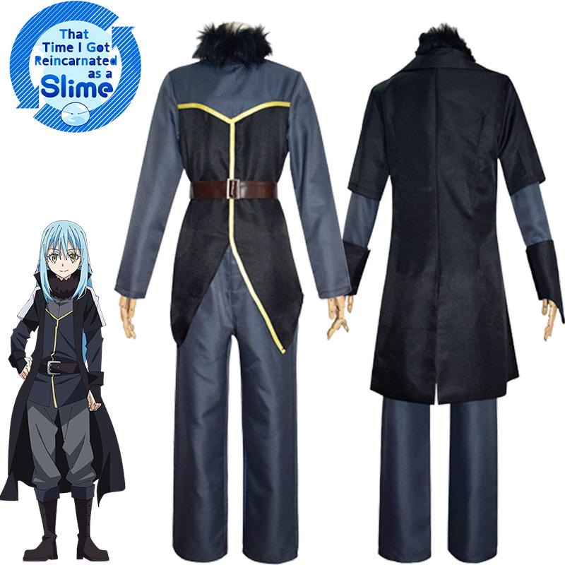Regarding Reincarnated To Slime Rimuru Tempest Cosplay Coat Carnival Prop Party