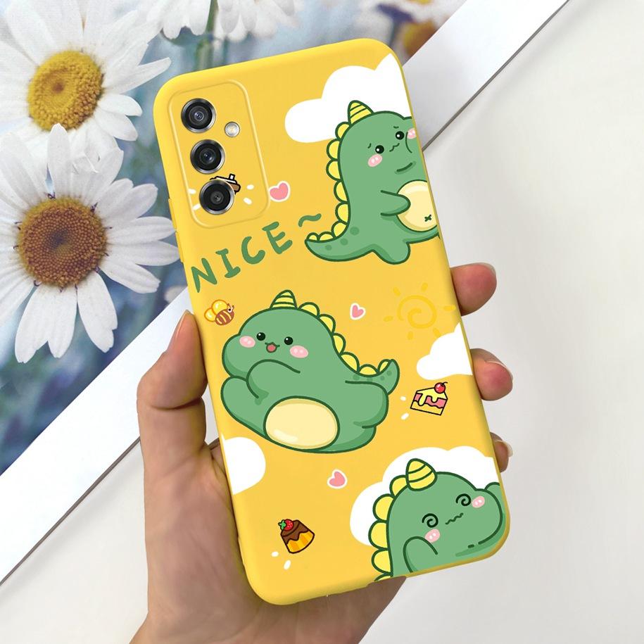 For Samsung M52 5G Case Lovely Duck Cat Head Dinosaur Fundas Soft TPU Phone Cases For Samsung Galaxy M52 5G SM-M526B Hoesje 6.7"