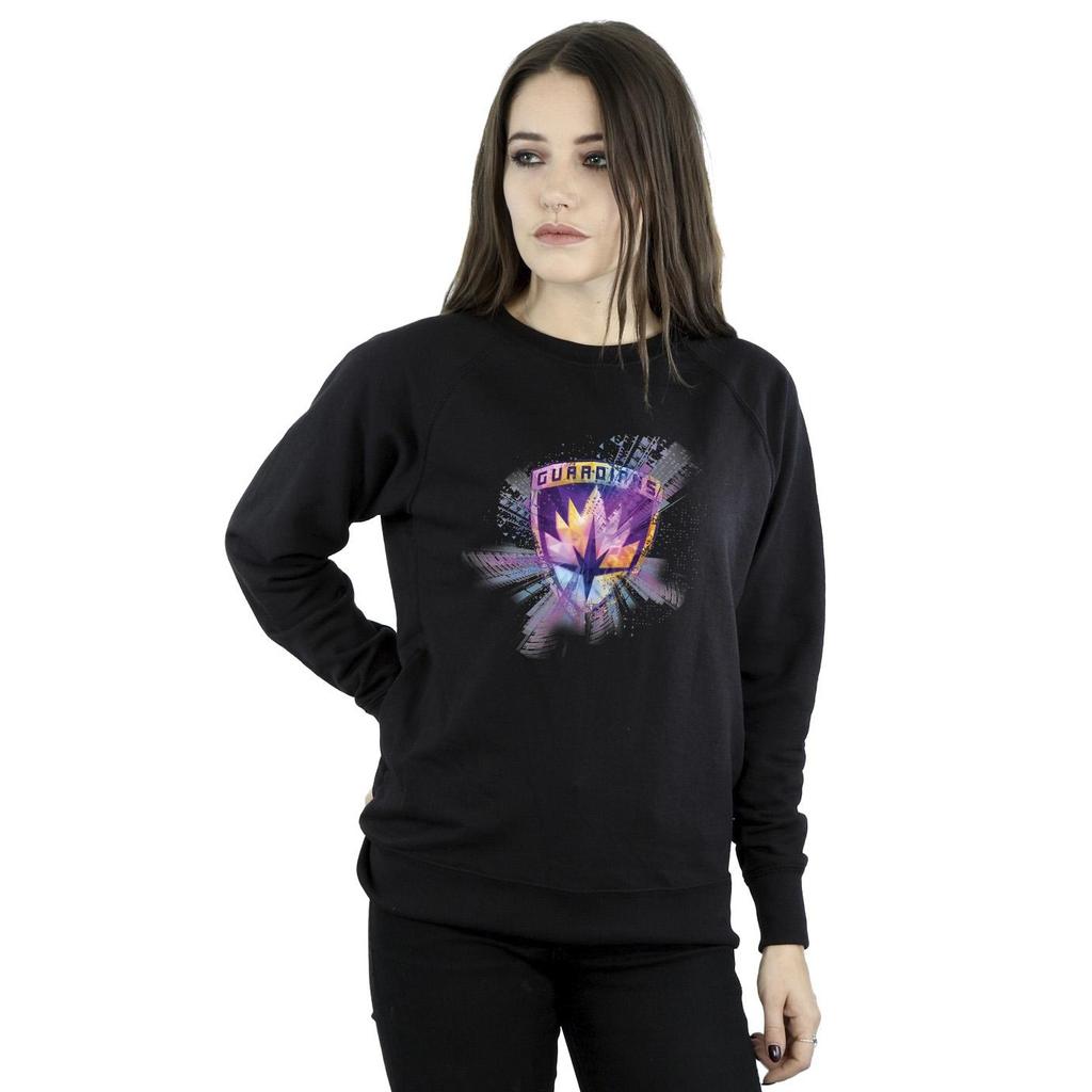 Marvel Womens/Ladies Guardians Of The Galaxy Abstract Star Lord Sweatshirt