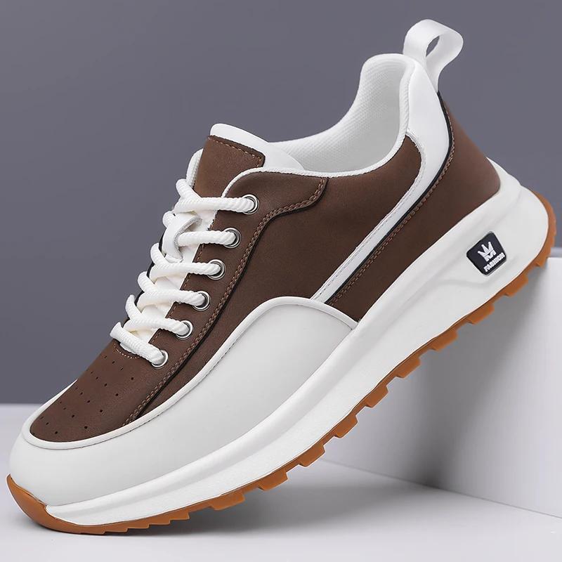 Fashion Male Handmade Outdoor Oxford Footwear Leather Men Comfortable Casual Shoes Breathable All-match Sneakers Classic Walking Shoes
