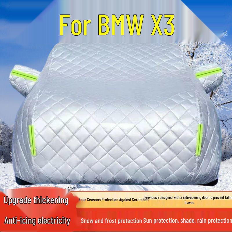 2025 BMW X3 All-Weather Car Cover: Sun, Rain, Heat, Snow, Frost & Hail Protection. Thickened Hail Protection, All Seasons