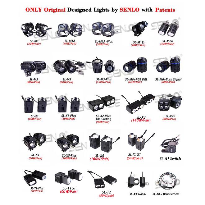 Senlo Headlights Rocker Switch 7 PIN ON-ON-OFF High Low Beam Rocker Switch with Wires for Fog Light for Car UTV Truck RV Trailer Battery Switches5