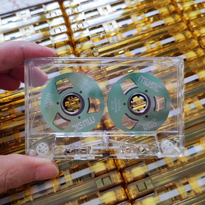 Double Sided Metal Small Opening Cassette Tape Retro Blank Audio Tape Type Handmade Reel To Reel Cassette Tapes