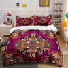 Vintage Symmetrical Floral Pattern Bedding Set 1 Duvet Cover 2 Pillowcases For Adult And Children Luxury Gift Full Size