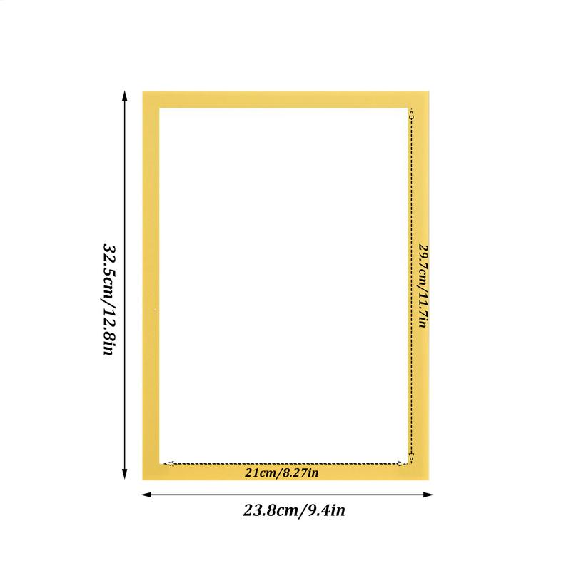 A4 Removable Picture Frames Magnetic Picture Frame Home Decor for Car Door Bedroom School Classroom Travel Vacation Graduation