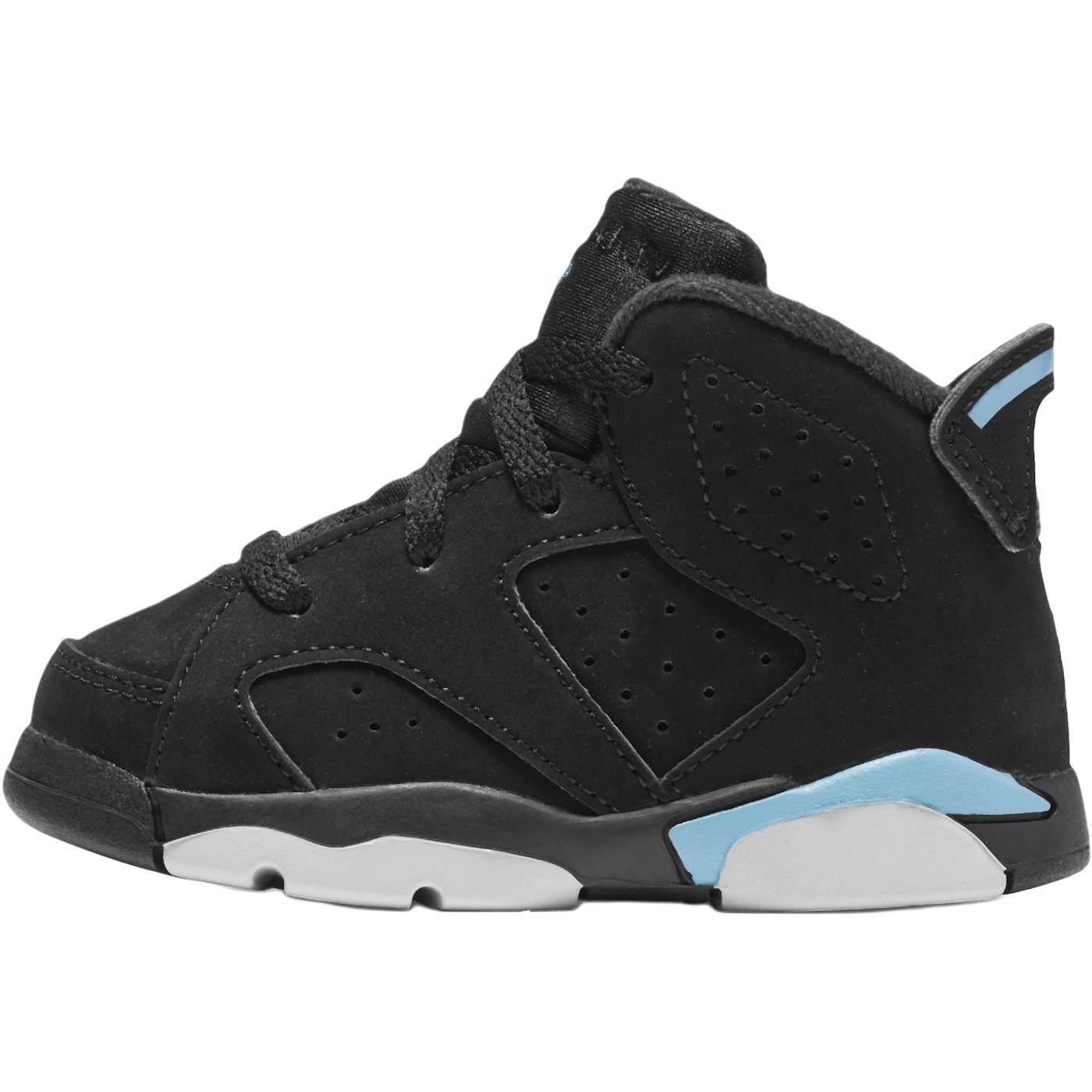 

Jordan Air Jordan 6 Anti Kick And Abrasion Resistant Mid top Toddler Shoes Black Infant And Toddler 384667-006 26