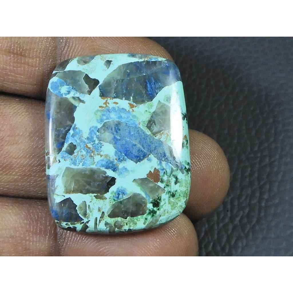 26X32X5MM Natural Shattuckite Octagon Cabochon Loose Designer Gemstone 44Cts D-270