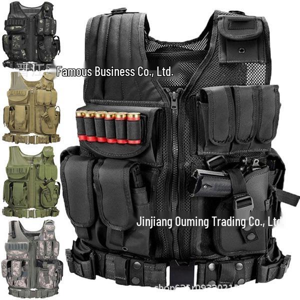 Ultra-Light Breathable Tactical Vest - Outdoor Mesh Combat Protection, Stab-Proof Design