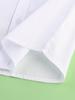 Kids' Long-Sleeve White Shirt with Pocket for Boys - Perfect for School Uniforms in Spring and Autumn