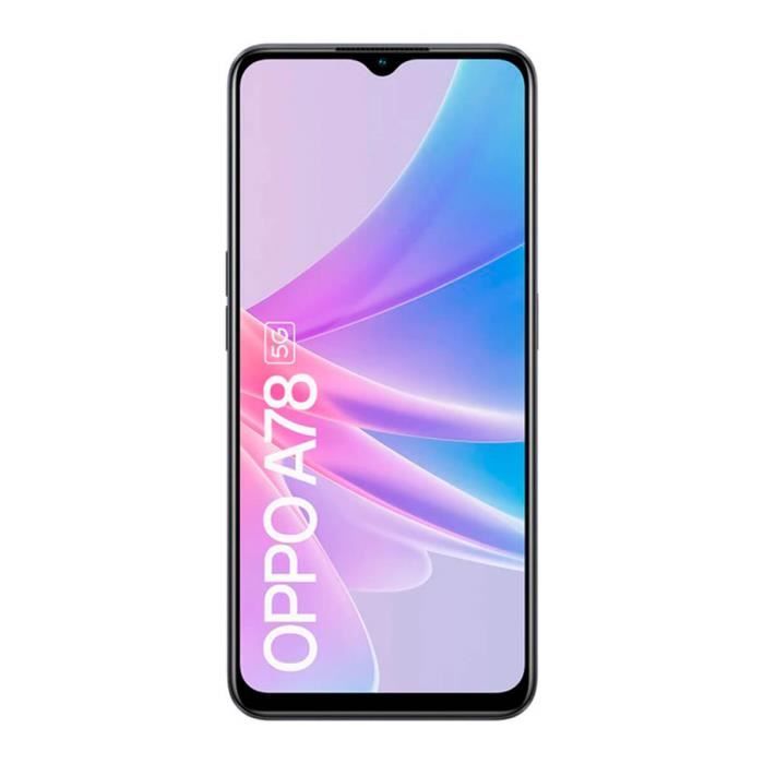 Oppo A78 5G 4Go/128Go Noir (Glowing Black) Double SIM