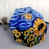 1pc Sunflowers Automatic Opening/Closing Umbrella with Operation & Windproof Canopy - Folding Design, Holiday Gift Yy260225181