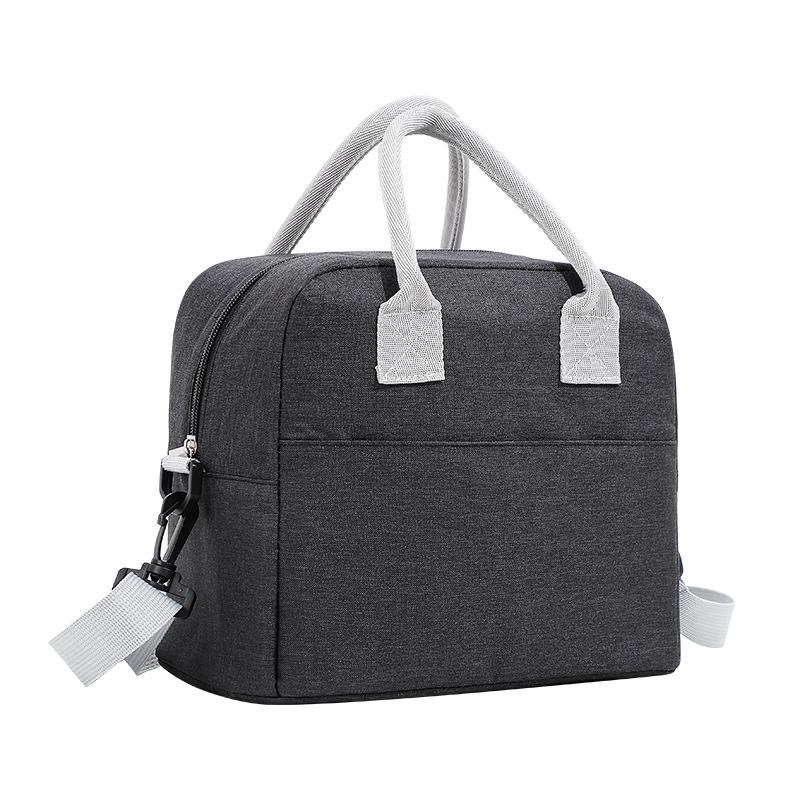 Portable Lunch Bag Cooler Tote Hangbag Picnic Insulated Box Canvas Thermal Food Container Men Women Kids Travel Lunchbox