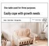 Kids' Foldable Sofa Desk Set: Features a Study Desk, Chair, and Table for Drawing and Writing. Perfect for Kindergarten and Toddlers.