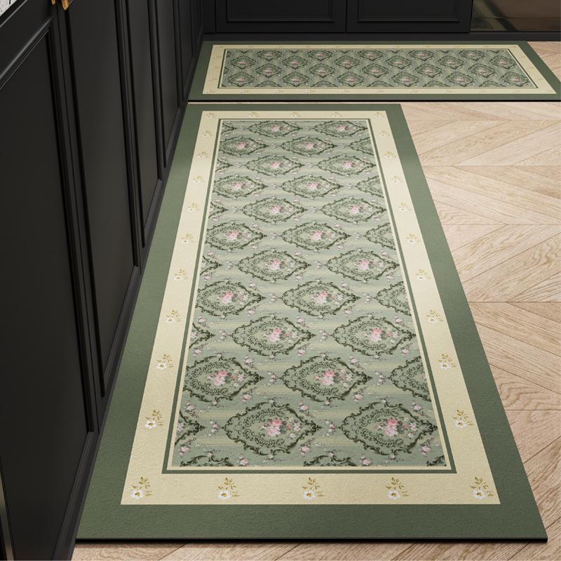 Retro 2026 Diatomaceous Earth Quick-Dry Non-slip Kitchen Mat