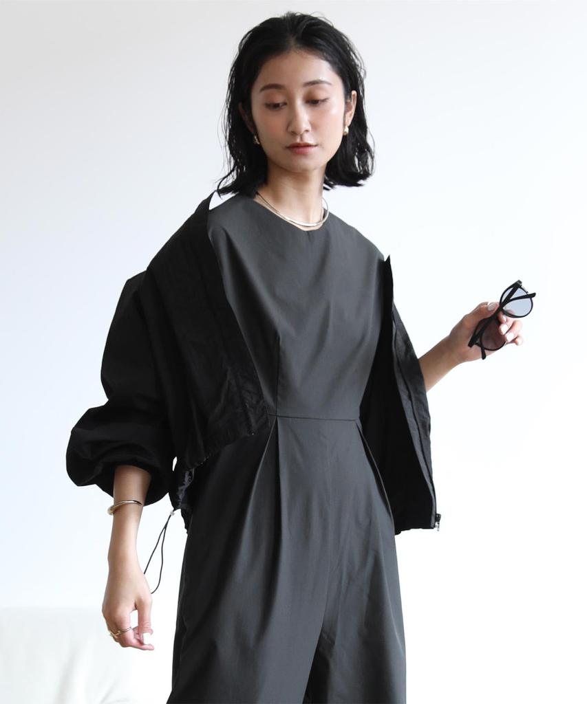 Yours Drawstring Blouson Rash Guard BFXU1739 Women's L Black