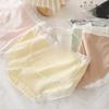 Cream Girl Underwear Sweet Lace Briefs Pure Cotton Skin Friendly Breathable Bag Hip High Elastic Mid Waist Underwear for Women Panties