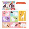 Funny Multicolor Geometric Sticker Puzzle Cartoon Interaction Game Diy Sticker Multi-Theme Kindergarden Collage Gift