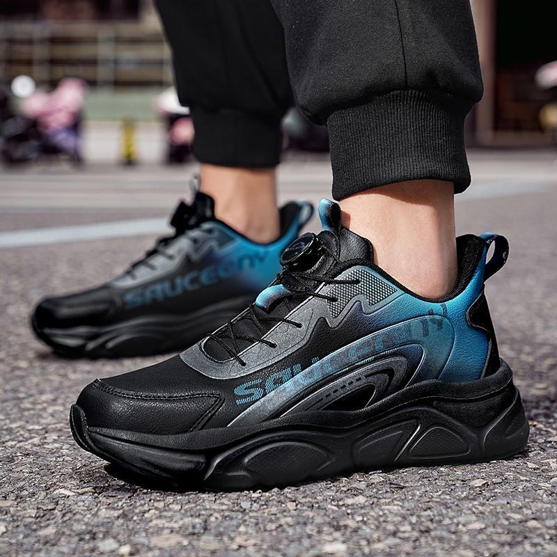 

Rotating button sneakers, men s shoes, dad shoes, plus size shoes 36