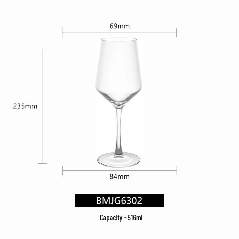 Nordic European Luxury Red Wine & Champagne Glass Set for Restaurants
