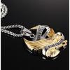 New Fashion Eagle Necklace Pendants LIVE TO RIDE Biker Sport Men Hero Jewelry