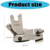 Adjustable Steel Metal Gathering Presser Foot Quick Installation Sewing Machine Presser Foot for Easy Fabric Ruffling