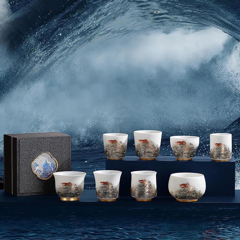 Chaxun Premium Mutton Fat Jade Ceramic Teacup