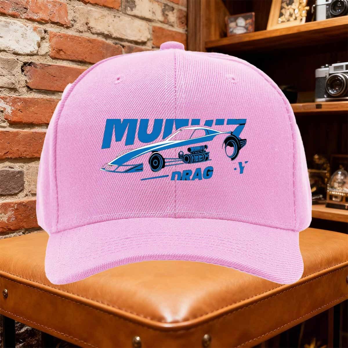 Vintage Muncie Dragway Indiana Drag Racing Trucker Snapback Hat Cap() 1pc