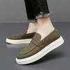 Fashion New Arrival Men Shoe Genuine Leather Mens Loafers Slip On Driving Shoes For Men High Quality Men's Casual Mens Breathable Flats