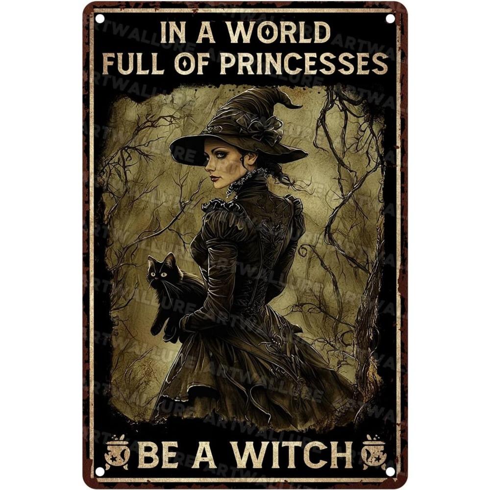 

Хэллоуинский постер на стене, металлическая табличка 20x30см