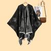 2026 Winter Scarf Cloak Faux Cashmere Warm Versatile Shawl Women Travel Photo Shoot