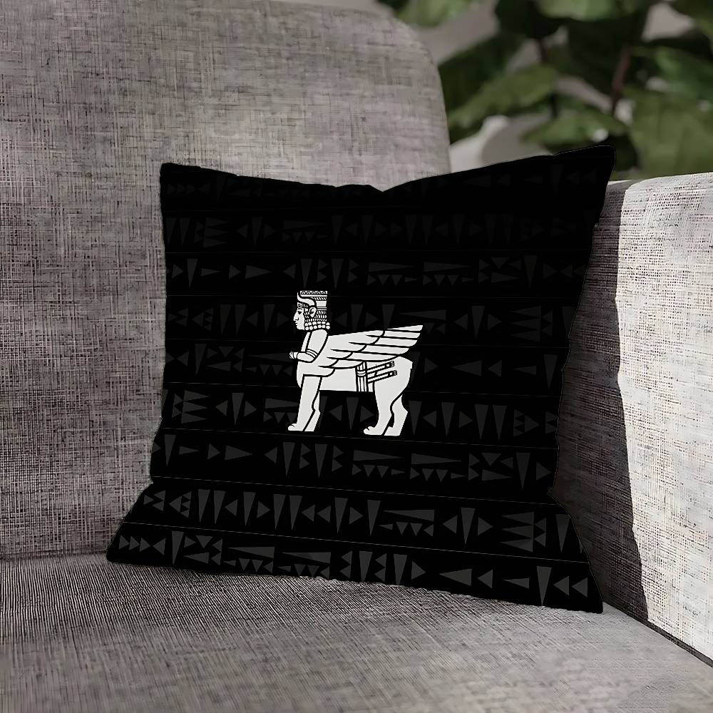 A-Achaemenid E-Empire Throw Pillow Case For 45x45cm 40x40cm 55x55cm 50x50cm 30x30cm Square Car Pillowcase Shell