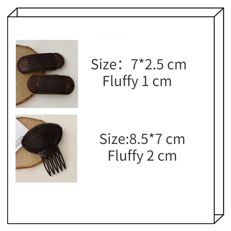 1pc Hair Root Fluffy Hair Pad Natural Hair Sponge Hair Pin Invisible Bangs Clips Magic Hair Donut Bun Makers Korean Styling Tool
