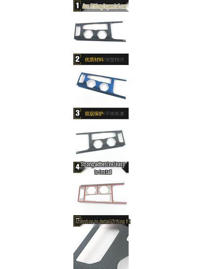 CS55PLUS Växelpanel & Konsol Mugghållare Dekoration Paljetter