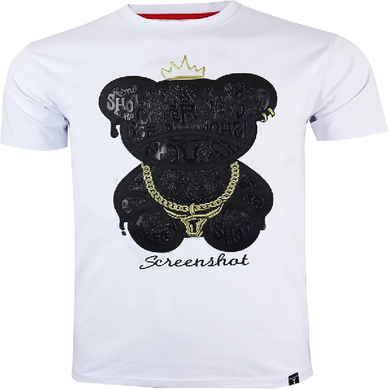 

SCREENSHOT-2202-SS-2 Mens Stylish Double Layer Patch Embroidery High Density Gel Premium Quality Tee(1) XXXXXL