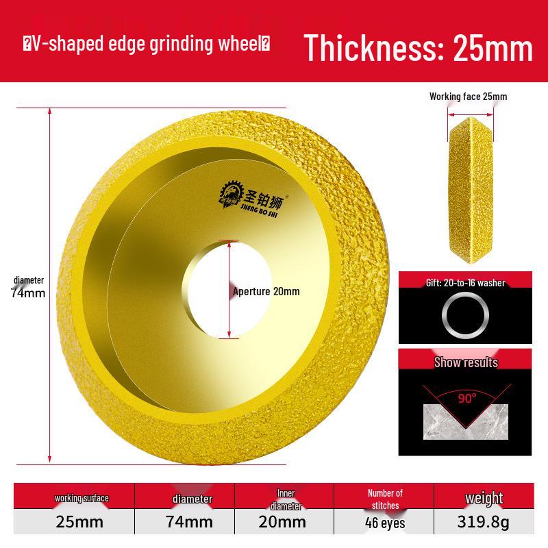 Taichung Diamond Grinding Tool for Marble, Quartz, and Tile Polishing and Trimming