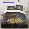 Argentina National Football Team Pattern Bedding,Quilt Set Quilt Cover Pillowcase Home Birthday Gift(1 * duvet cover + 2 * pillowcase, without core)