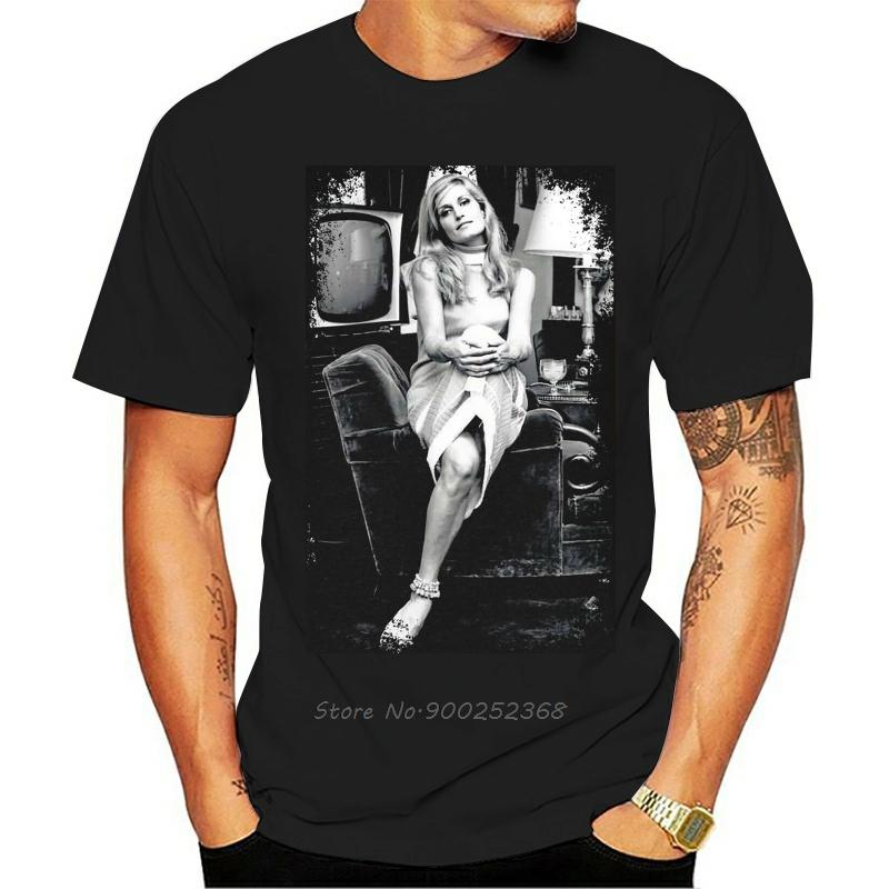 Dalida Celebrities Men T-Shirt Summer Cotton O-neck Short Sleeve Tshirt Funny Tees Tops Streetwear
