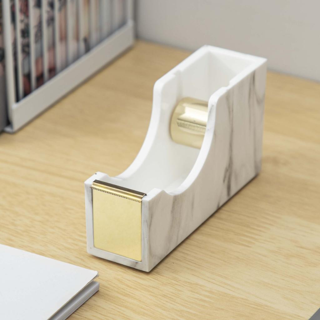 Mingqiang Cross-border Transparent Acrylic Tape Base Tape Cutting Machine Desktop Office Supplies Gift Set
