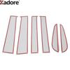 Window Center Pillar Post Cover Trim For Nissan Navara NP300 ST 2014 2015 2016 2017 2018  Stainless Steel Car Accessories