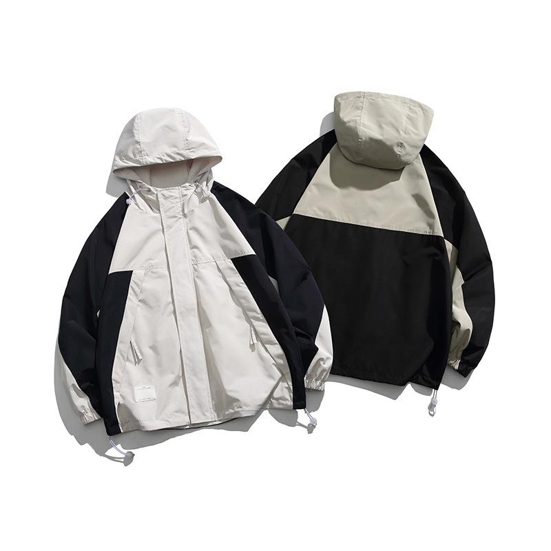 Fashion Brand Outdoor Storm Jacket Men's New Autumn Functional Wind Mountain Waterproof Hooded Jacket Couple