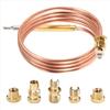 1Set M6 Thermocouple Replacement Set 60/90/120/150cm Gas Valve Induction Line Gas Stove Probe Universal Thread