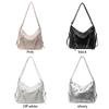 Cute Bow Designer Tote Bag PU Leather Trendy Crossbody Bag Solid Color Casual Daypack with Zipper Satchel Purse