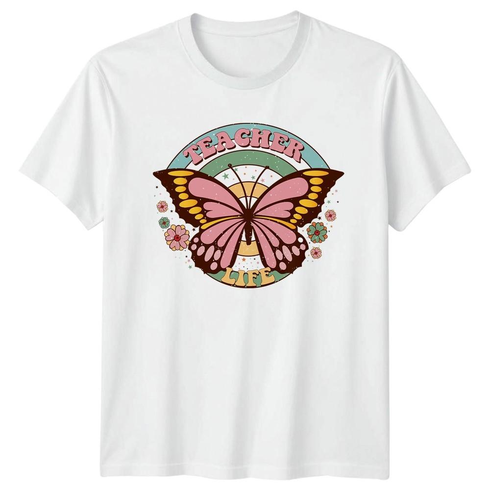 Teacher Life Unisexs TShirt Retro Education Teacher Appreciation Gift For Her S