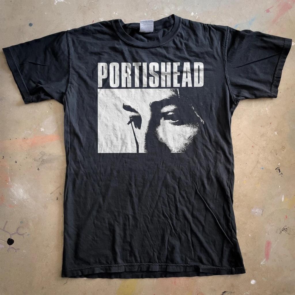 HOT Portishead Band Black Cotton Tshirt Full size S5XL T380 Unisex T-Shirt