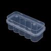 10Pcs 3Ml/5Ml 10-Slot Vial Storage Case Plastic Clear Microtube Storage Box Stackable Freezer Tube Box Diabetic Supplies