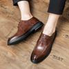 Leather Shoes Men's Leather Autumn Soft Breathable Sole New Shoes Casual Shoes Black Business Dress Men's Shoes