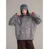 Japanese Atmosphere Retro Cartoon Jacquard Round Neck Women's Wool Sweater - New Winter Style N965C