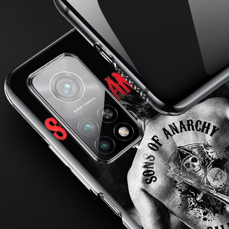 Sons Of Anarchy Black Phnoe Case for Phnoe Case for Xiaomi Redmi Note 15 14 14S 13 Pro Plus 12 12S 11S 11E 10S 10 11T 5G Unique