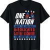 One Nation Liquor Funny USA 4th Of July Party Drinking Team T-Shirt